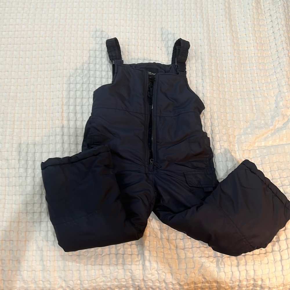 Navy Blue snow bib, size M 5/6, used 3 times